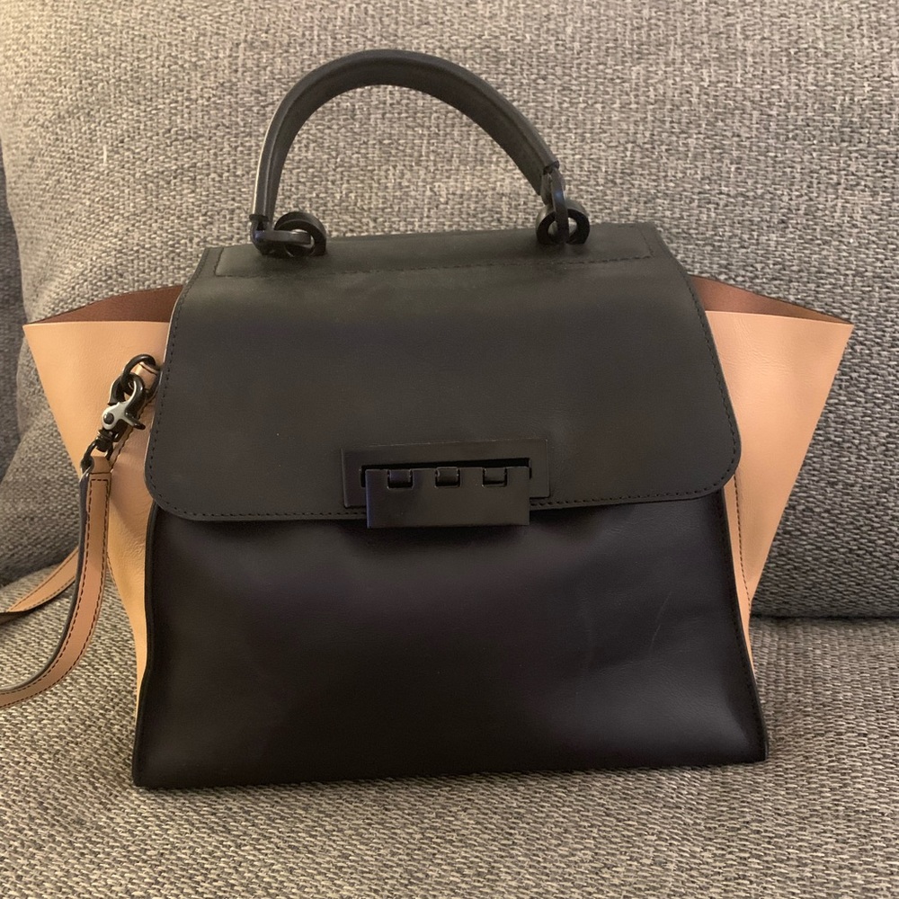 Zac Posen Eartha Iconic Colorblock TopHandle Bag